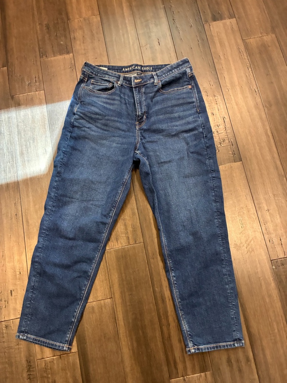 American Eagle Dark Wash Mom Jeans - size 14